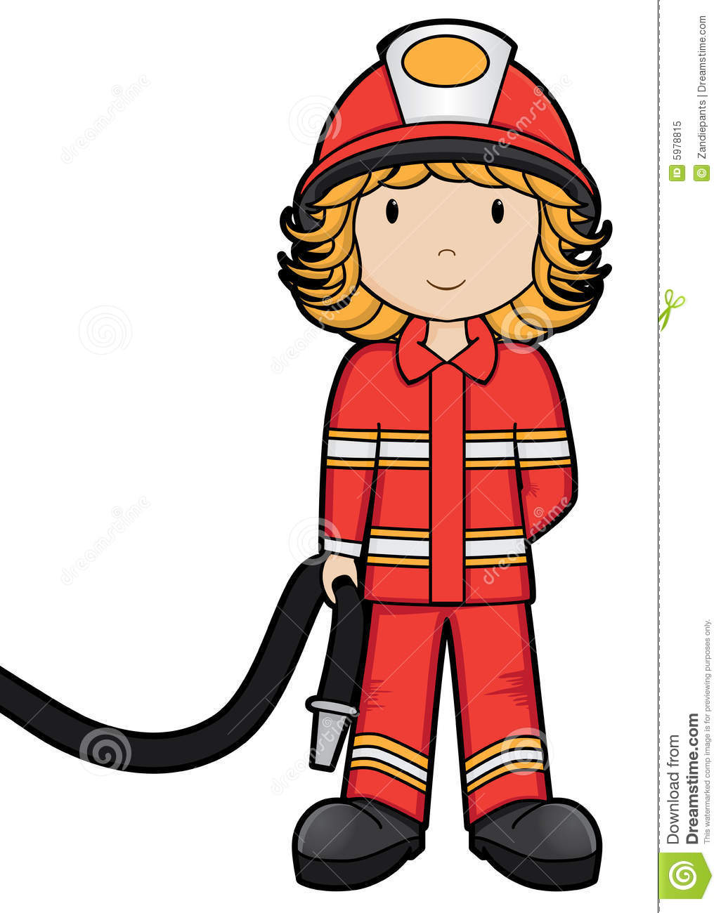 Fire Girl   Vector Royalty Free Stock Photo   Image  5978815