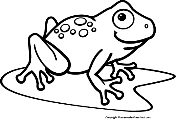 Home Free Clipart Frog Clipart Frog On Lily Pad