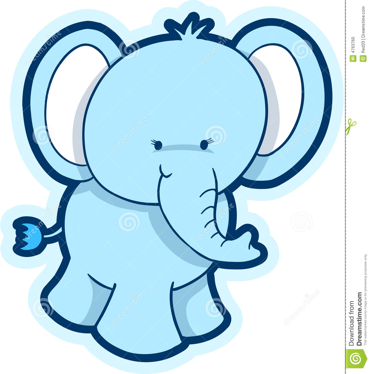 Cute Elephant Clipart   Hvgj