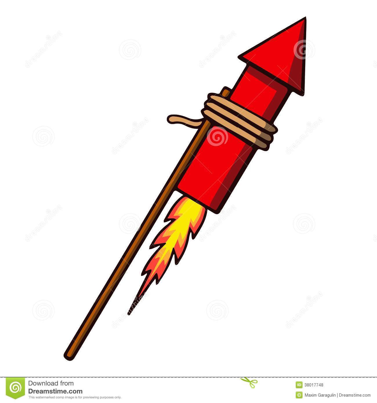 Firework Rocket  Vector Illustration Royalty Free Stock Photos   Image