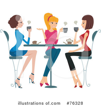 Girlfriends Clipart  76328   Illustration By Bnp Design Studio