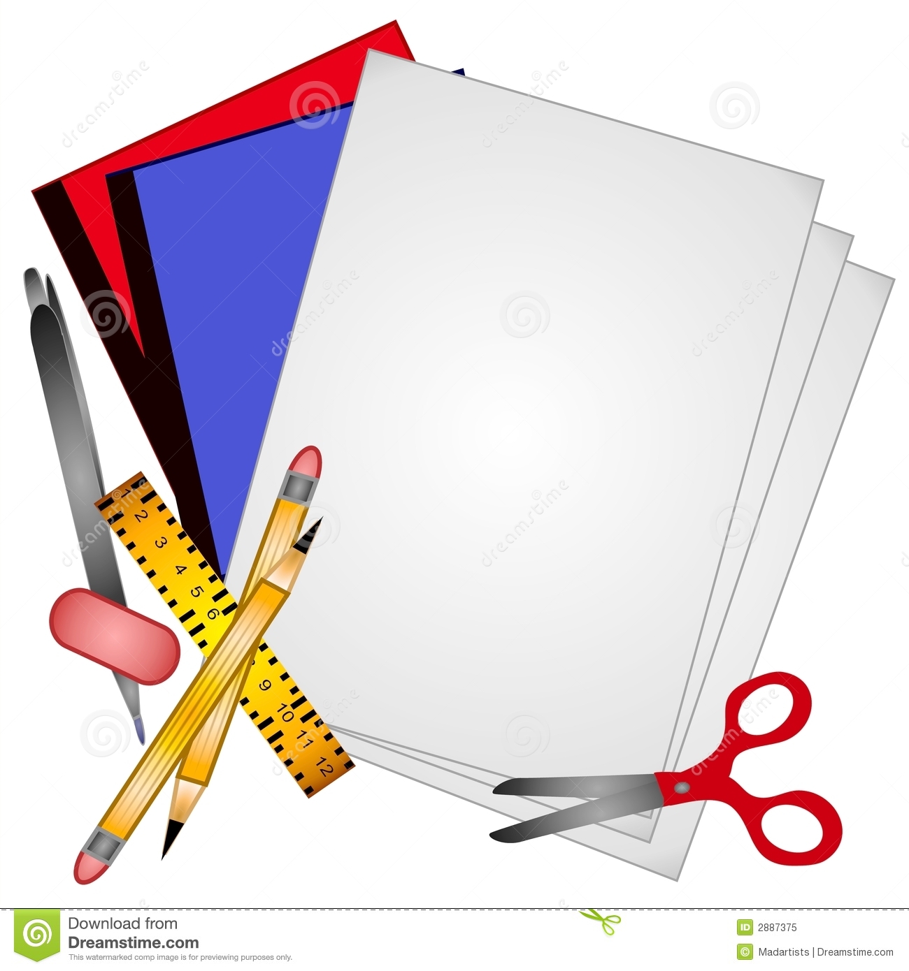 School Supplies Clipart Free   Clipart Panda   Free Clipart Images