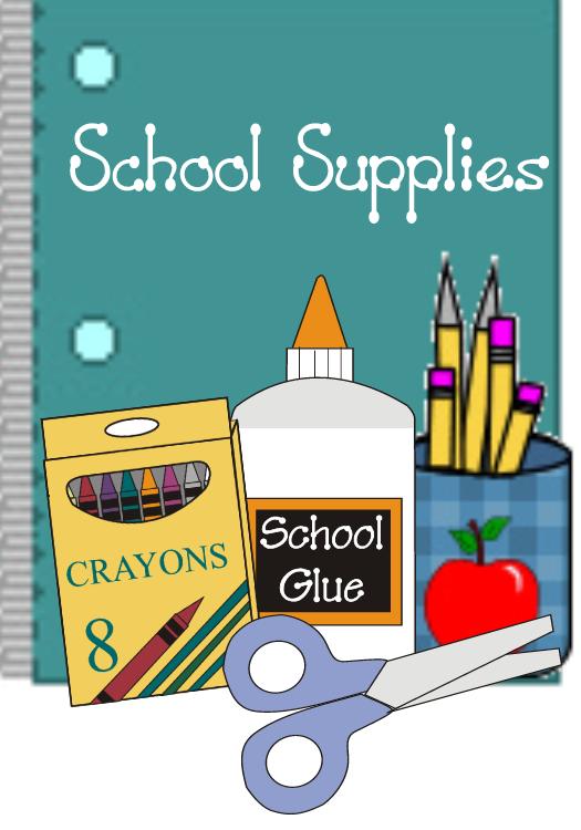 School Supplies Clipart Jpg