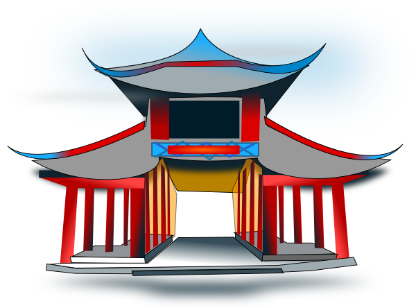 Chinese Architecture Clip Art At Clker Com   Vector Clip Art Online