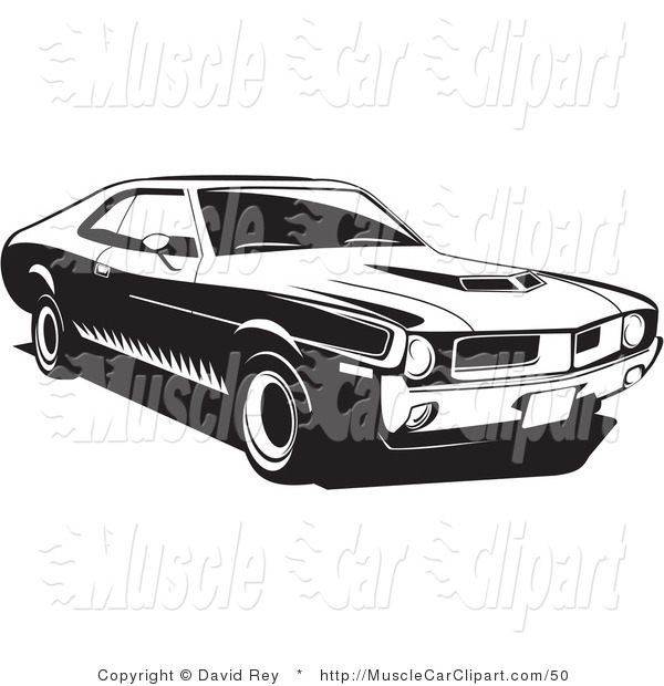 1970 Javelin Muscle Car Muscle Car Clip Art David Rey