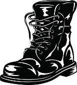 Combat Boots Illustrations And Clip Art  16 Combat Boots Royalty Free