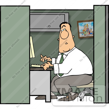 Cubicle Clipart By Djart Empty Office Cubicle Item Number 5099 Type