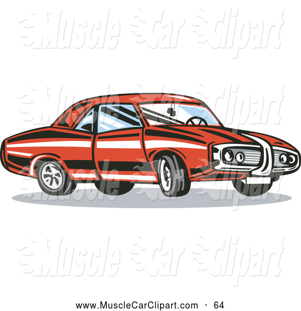 Of A Red Muscle Car Muscle Car Clip Art Patrimonio