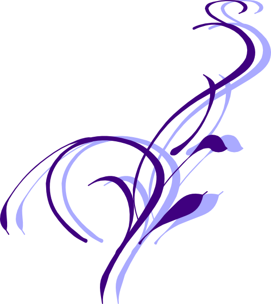 Purple And Lavendar Swirl Clip Art At Clker Com   Vector Clip Art
