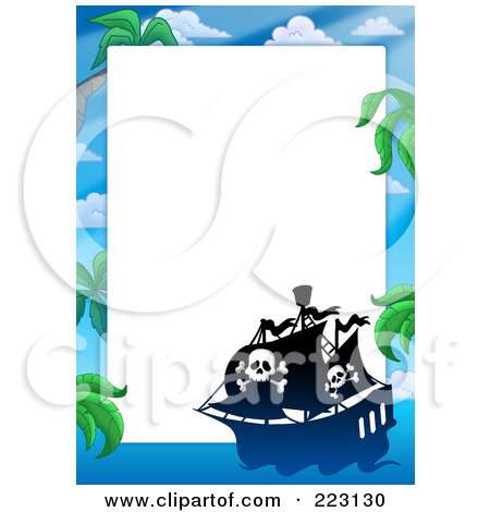 Royalty Free  Rf  Pirate Border Clipart   Illustrations  1