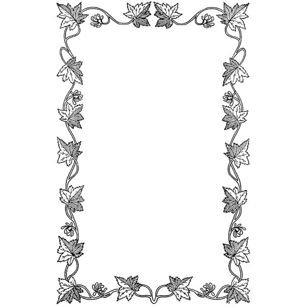 And White Leaf Border Clipart   Clipart Panda   Free Clipart Images