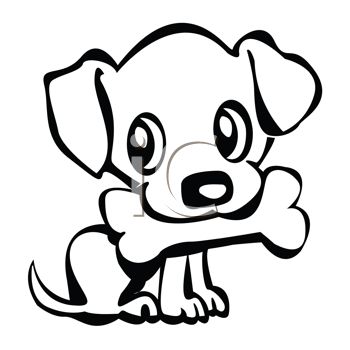 Puppy Clipart 0511 1012 3014 1315 Cute Little Puppy With A Bone In His