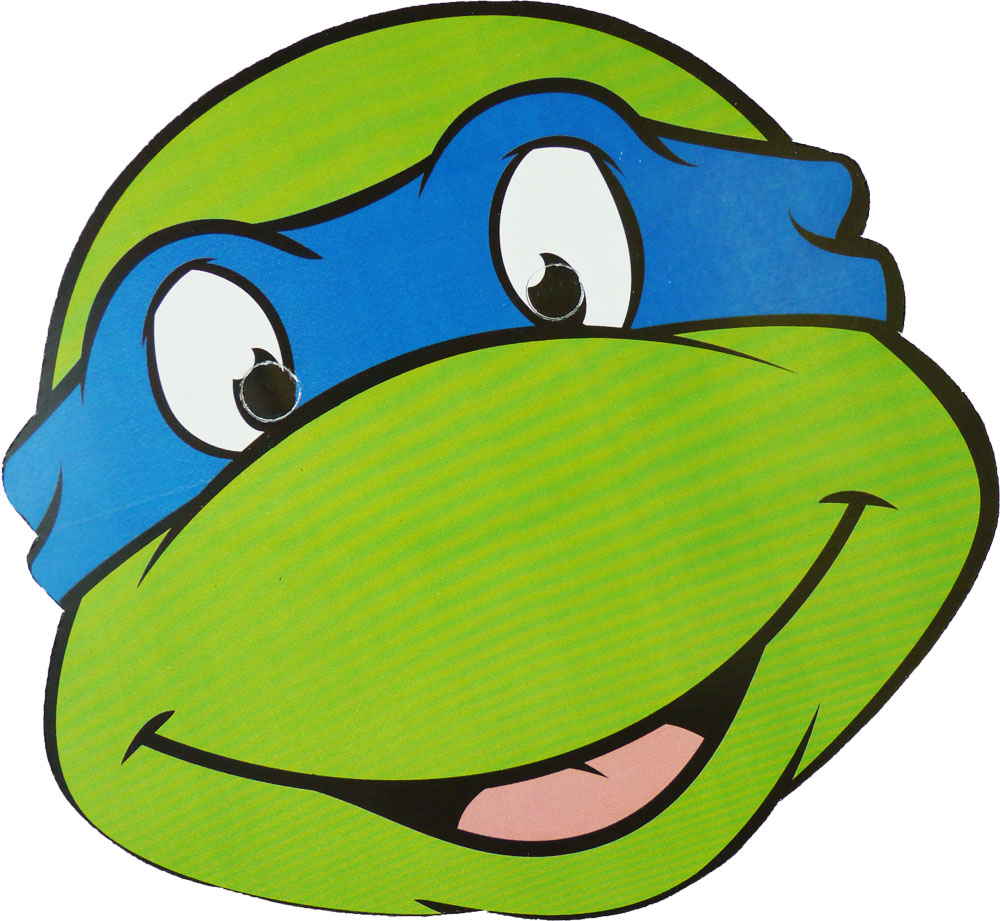 Zu Teenage Mutant Ninja Turtles Tmnt Leonardo Maske Pappe Clipart