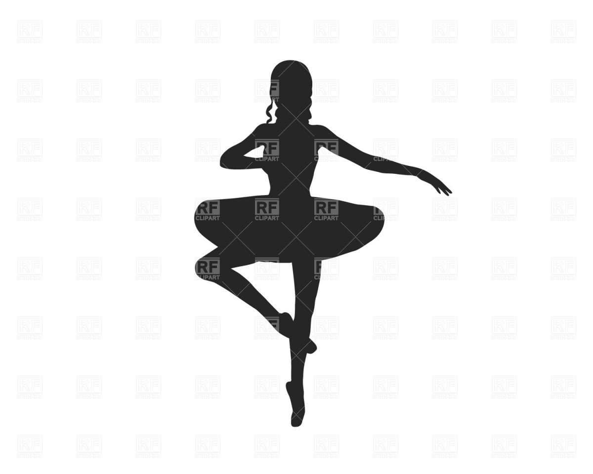 Ballerina Silhouette Download Free Vector Clipart  Eps