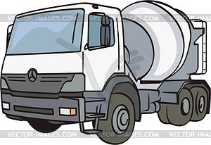 Cement Truck   Vector Clipart