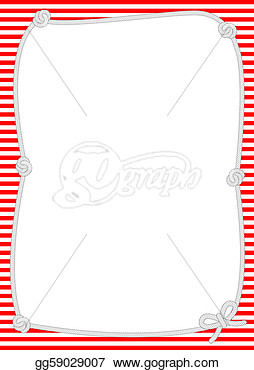 Drawing   Nautical Knotted Rope Border  Clipart Drawing Gg59029007