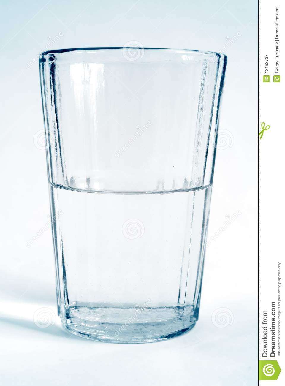Glass Transparent Cup With Water Royalty Free Stock Photos   Image