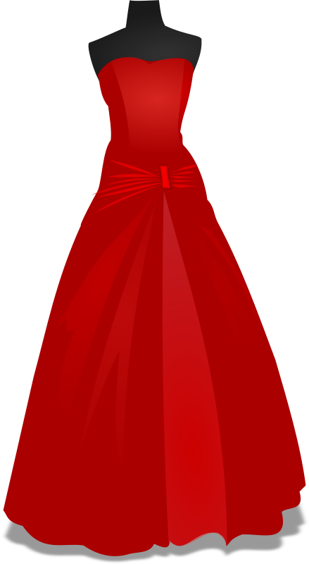 Gown By Wakro   A Red Gown Over A Mannequin For A Wedding