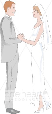Semi Formal Wedding Clipart   Couples Clipart