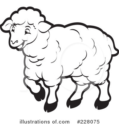 Sheep Clipart  228075   Illustration By Lal Perera