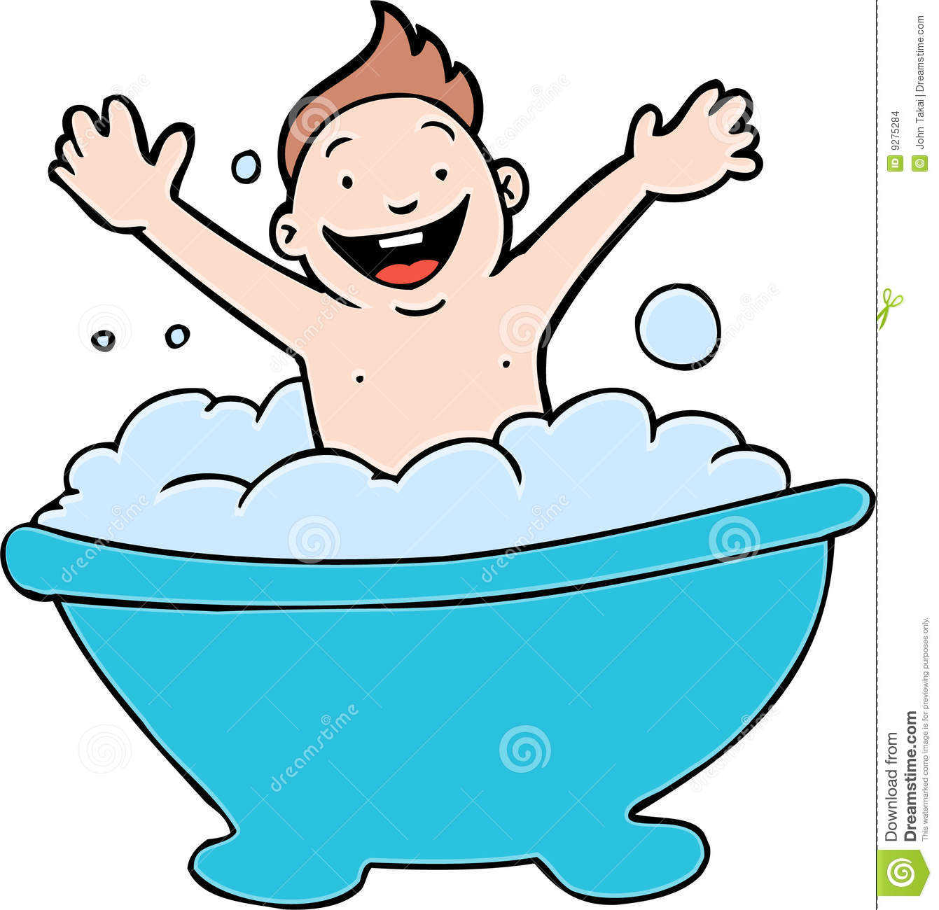 Child Bubble Bath Stock Images   Image  9275284