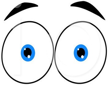 Looking Eyes Clip Art   Clipart Panda   Free Clipart Images