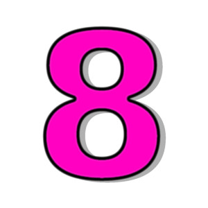 Number Eight Clipart   Clipart Panda   Free Clipart Images