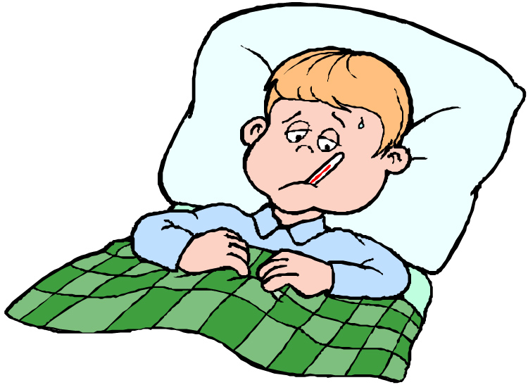 Sick In Bed Clipart Images   Pictures   Becuo