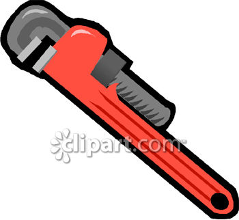 0060 0807 2514 4455 Plumbers Pipe Wrench Clipart Image Jpg