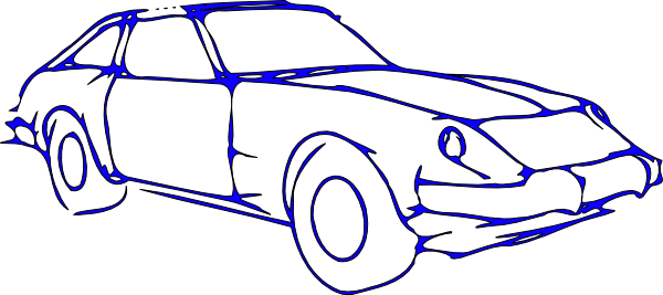 Car Outline Clip Art At Clker Com   Vector Clip Art Online Royalty