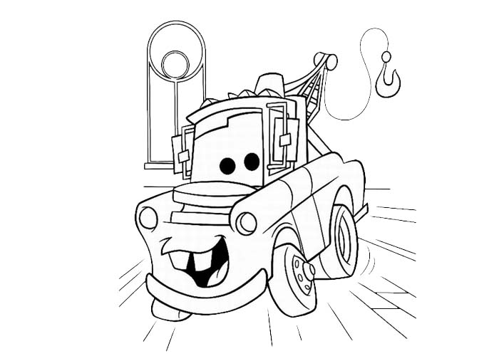 File Name   Cars Tow Mater Coloring Pages Jpg Resolution   700 X 500