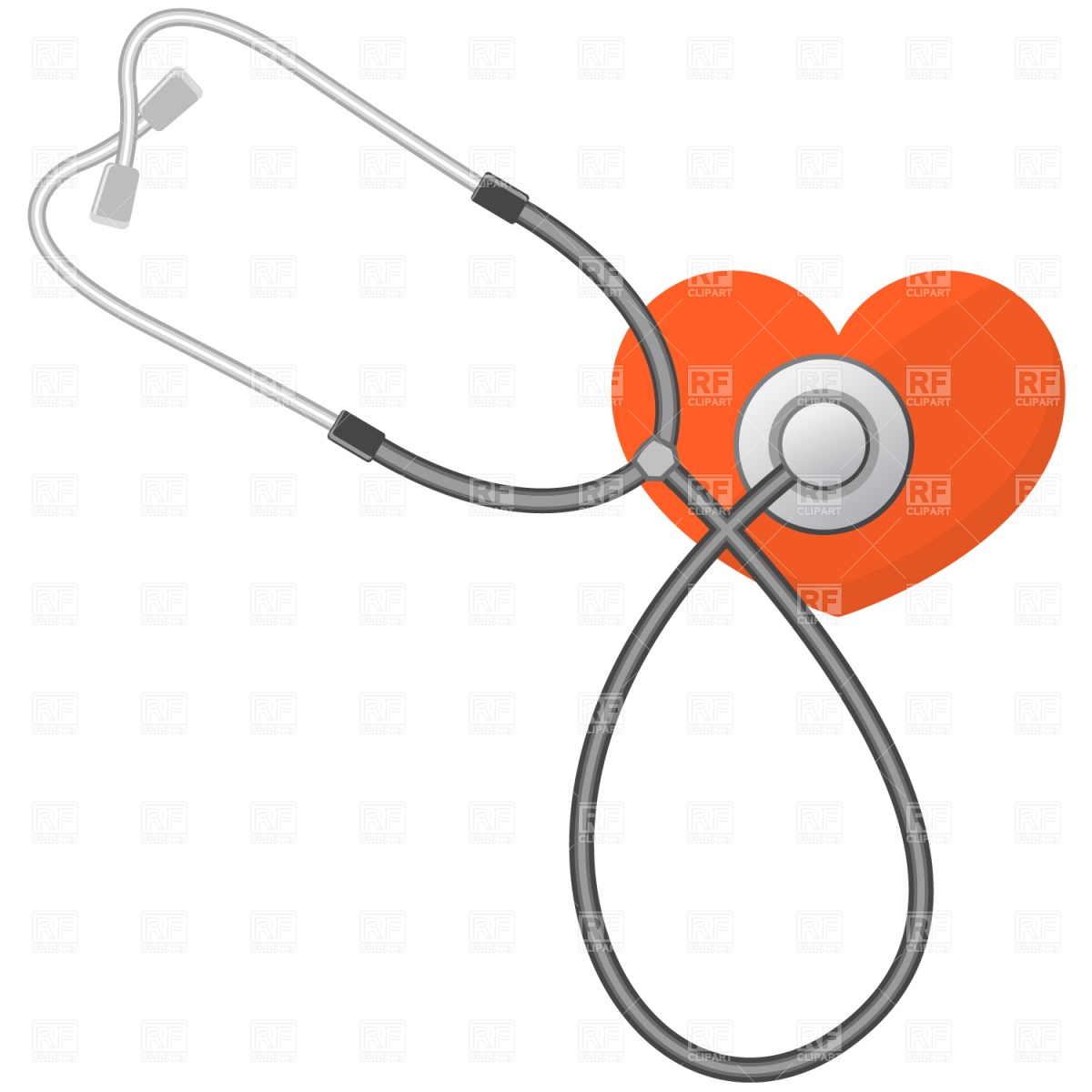 Medical Heart Clipart Stethoscope And Heart
