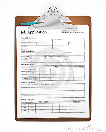 Job Application Clipart Clipboard With Job Application
