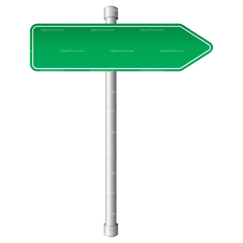 Clipart Direction Sign   Royalty Free Vector Design