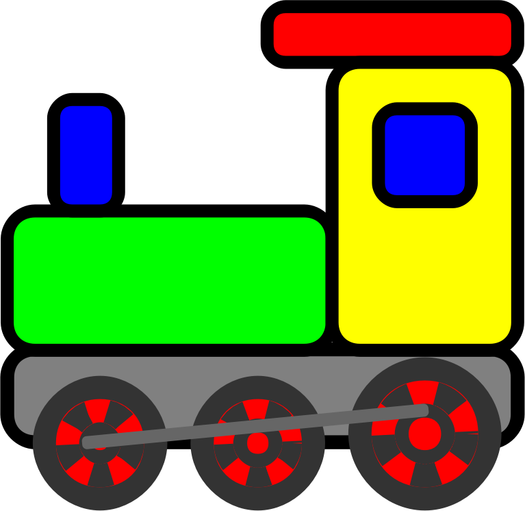 Scripted Toy Train By Jaynick   From The Ebook I Love To Color Play