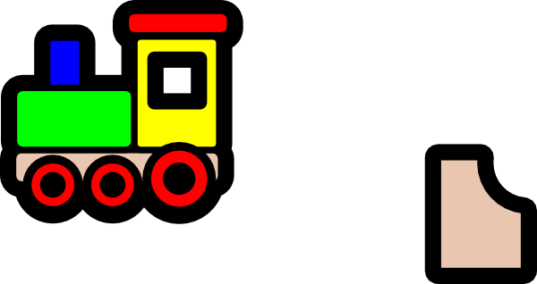 Toy Train Icon Clip Art At Clker Com   Vector Clip Art Online Royalty