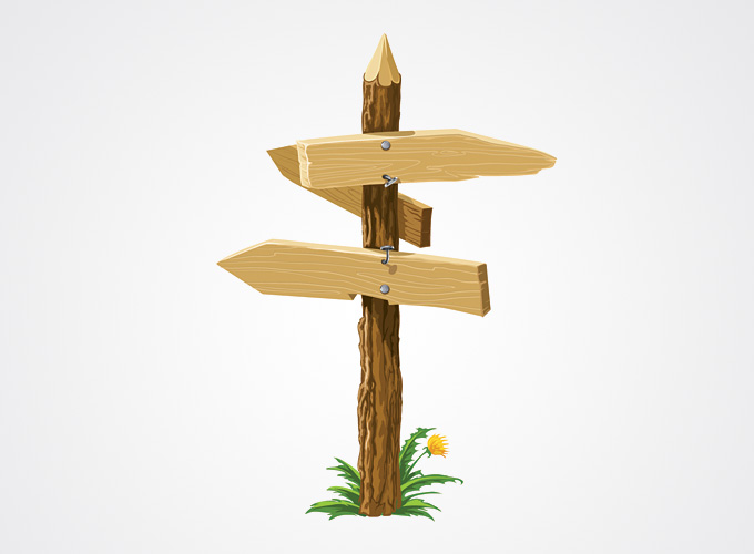 Wood Sign Post Direction Clip Art Pictures To Pin On Pinterest