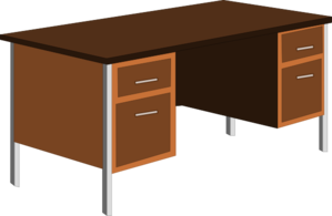 Office Desk Clip Art At Clker Com   Vector Clip Art Online Royalty    