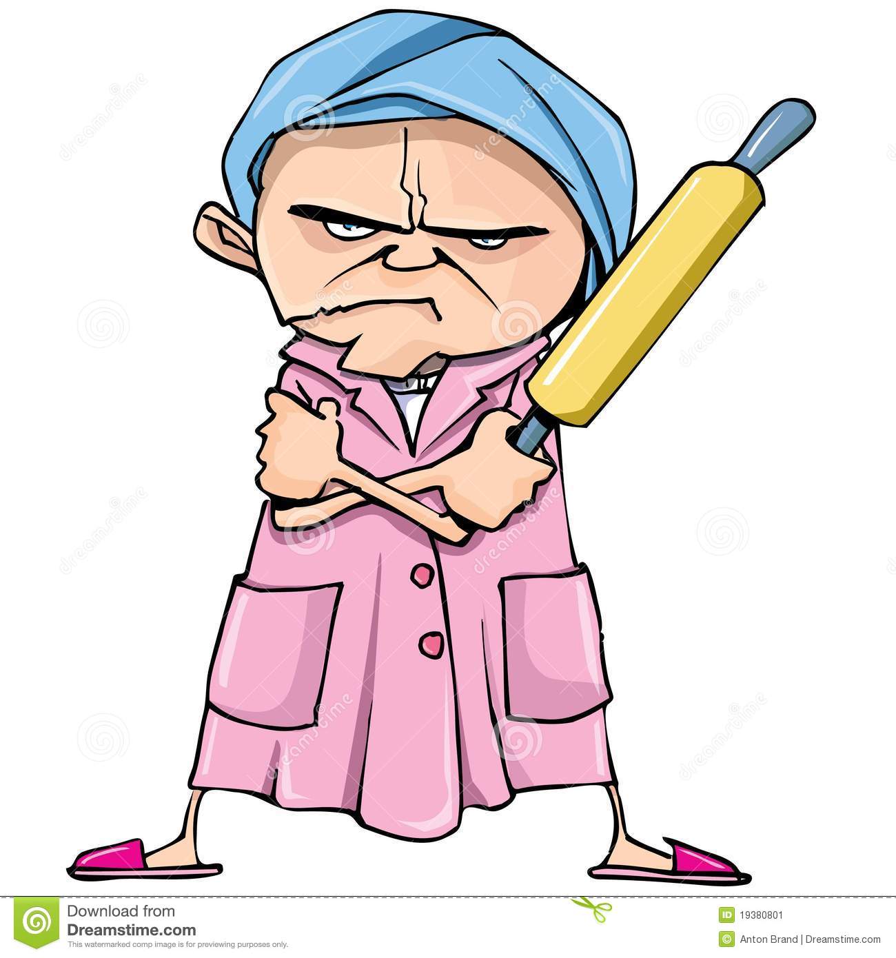 Old Lady Cartoon Clip Art Cartoon Of Mean Old Woman Stock Image Image