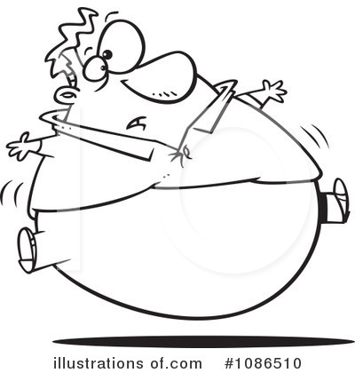 Royalty Free  Rf  Fat Clipart Illustration By Ron Leishman   Stock