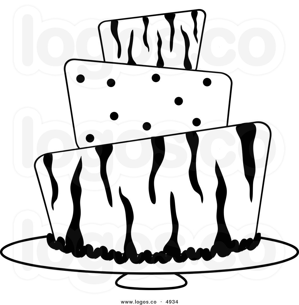 Black And White Wedding Cake Clip Art   Clipart Panda   Free Clipart