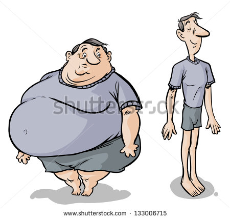Fat Thin Stock Photos Images   Pictures   Shutterstock
