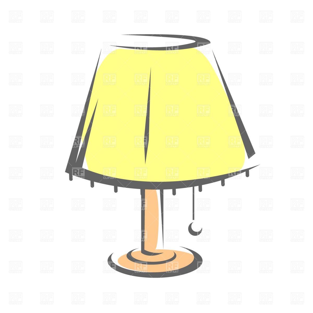 Lamp With Shade 1124 Objects Download Royalty Free Vector Clipart