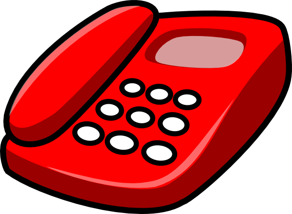 Red Telephone Clip Art At Clker Com   Vector Clip Art Online Royalty