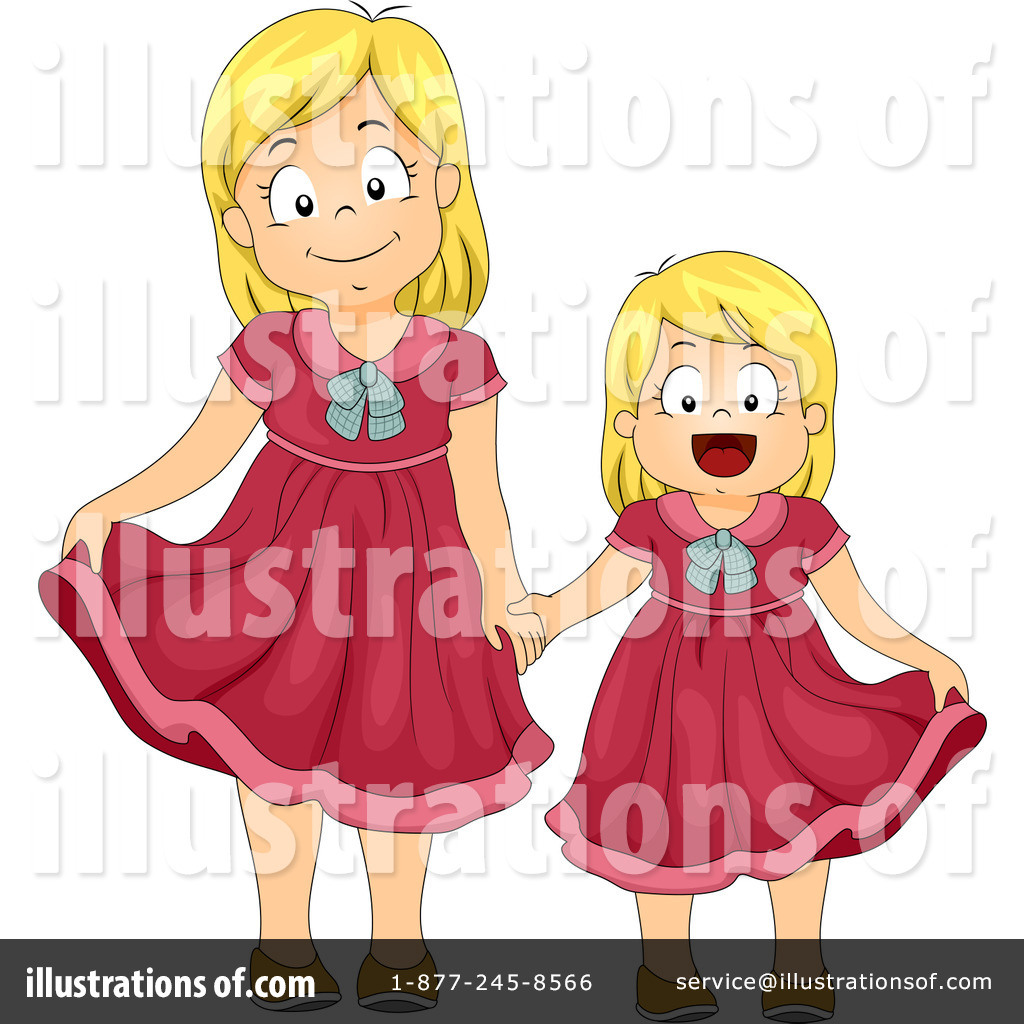 Sister Clipart  1212373 By Bnp Design Studio   Royalty Free  Rf  Stock