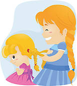 Sisters Illustrations And Clipart  2147 Sisters Royalty Free