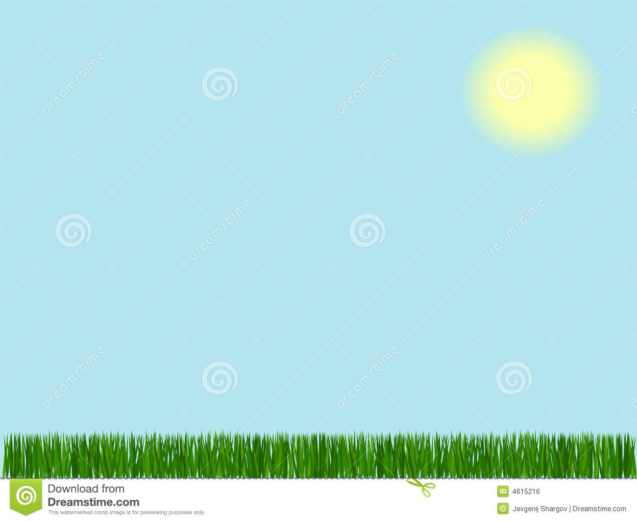 Grass On Sky Background Royalty Free Stock Image   Image  4615216