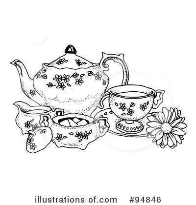 Tea Clipart  94846   Illustration By C Charley Franzwa