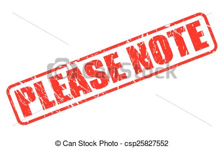 Vector   Please Note Red Stamp Text   Stock Illustration Royalty Free