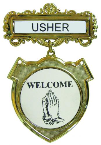 Usher Badge Welcome Www Victorychurchproducts Com